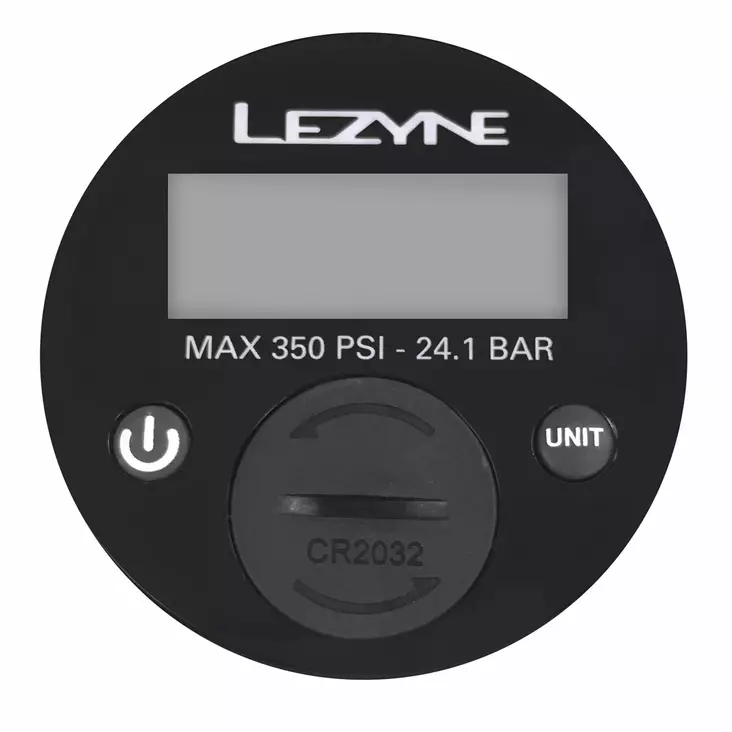 Digitaalinen painemittari LEZYNE jalkapumppuihin 2.5" max. 24 bar (350 psi) - Duell polkupyörien varaosat ja tarvikkeet - 139429 - 1
