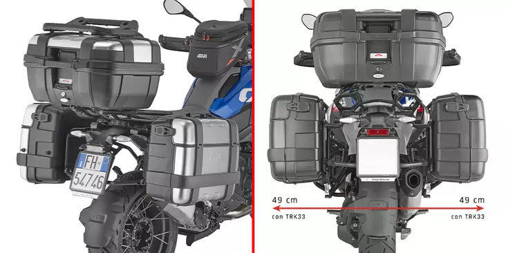 Givi Pannier Holder Bmw R1300Gs (2024) - Duell MP varaosat ja tarvikkeet - 102909 - 1