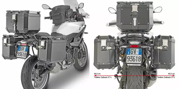 GIVI RAPID RELEASE SIDE CASE HOLDER - Duell MP varaosat ja tarvikkeet - 102229 - 1