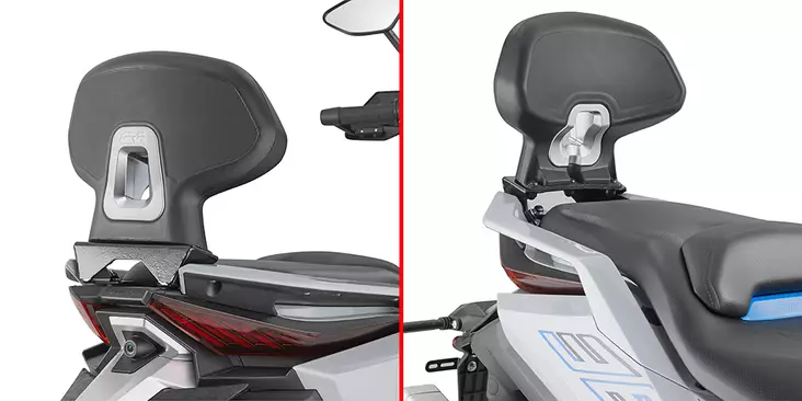 Givi Specific Backrest Zontes 368 G (2025) - Duell MP varaosat ja tarvikkeet - 101849 - 1