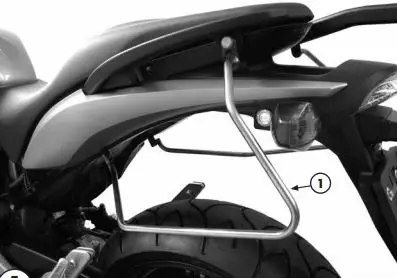 Givi Tubular side holder for soft luggage - Duell MP varaosat ja tarvikkeet - 101579 - 1