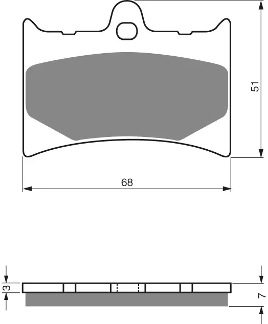 GOLDFREN Jarrupalat 019 Ceramic Carbon AD - Duell MP varaosat ja tarvikkeet - 68429 - 1