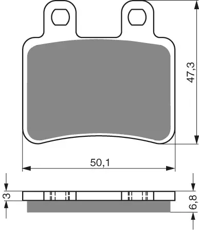 GOLDFREN Jarrupalat 211 Ceramic carbon AD - Duell MP varaosat ja tarvikkeet - 67149 - 1