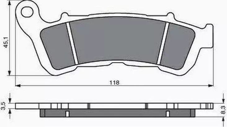 GOLDFREN Jarrupalat 257 Ceramic Carbon S3 - Duell MP varaosat ja tarvikkeet - 67459 - 1