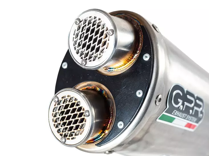 GPR Bmw R 1250 Gs 2019/20 e4 EC-Approv. slip-on exhaust Dual Inox - Duell MP varaosat ja tarvikkeet - 110109 - 1