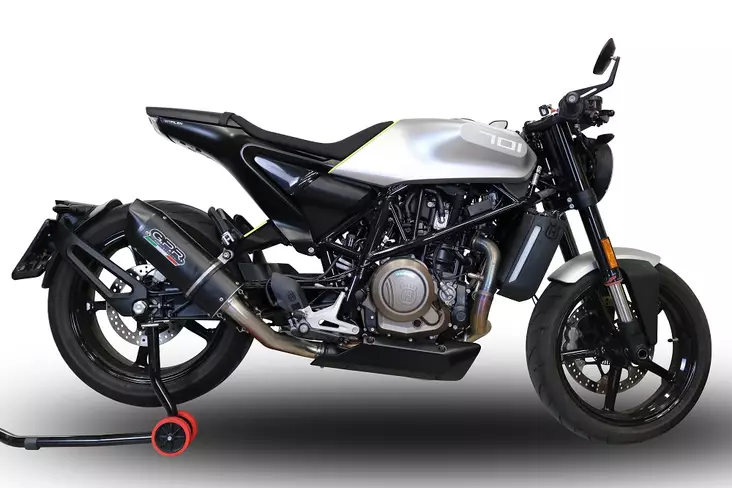 GPR Husqvarna Vitpilen 701 2018/20 e4 EC-Approv. slip-on exhaust Furore Evo4 Ne - Duell MP varaosat ja tarvikkeet - 109589 - 1