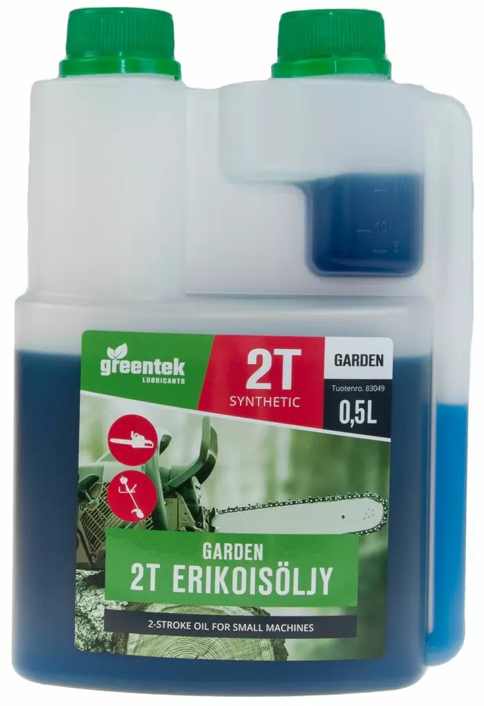 Greentek Garden 2T 0.5L (täyssynteettinen) (12) - Duell öljyt ja muut nesteet - 62689 - 1