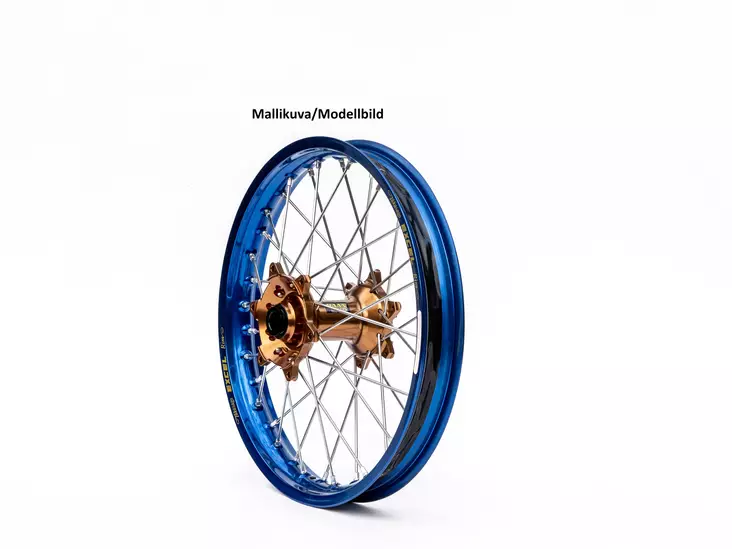 Haan wheel YZF450 09- 19-2,15 BLUE HUB/BLUE RIM/BLUE NIPPLES - Duell MP varaosat ja tarvikkeet - 63549 - 1