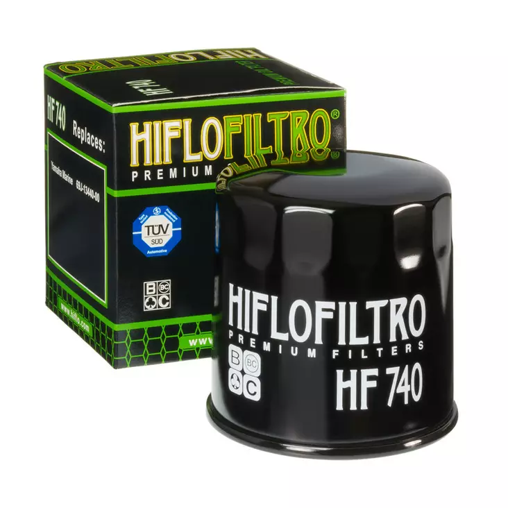 HiFlo öljynsuodatin HF740 - Duell MP varaosat ja tarvikkeet - 128739 - 1