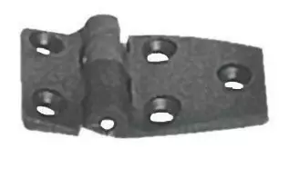 Hinge 5438mm black - Duell venetarvikkeet - 5639 - 1