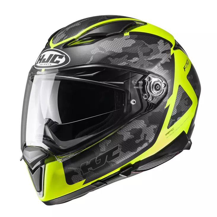 HJC Kypärä F70 Katra Camo/Keltainen MC3HSF S, 55-56 - Duell ajovarusteet - 56139 - 1
