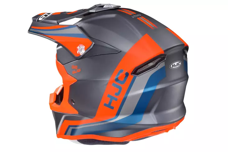 HJC Kypärä I 50 Flux Musta/Oranssi MC6SF S, 55-56 - Duell ajovarusteet - 57059 - 1