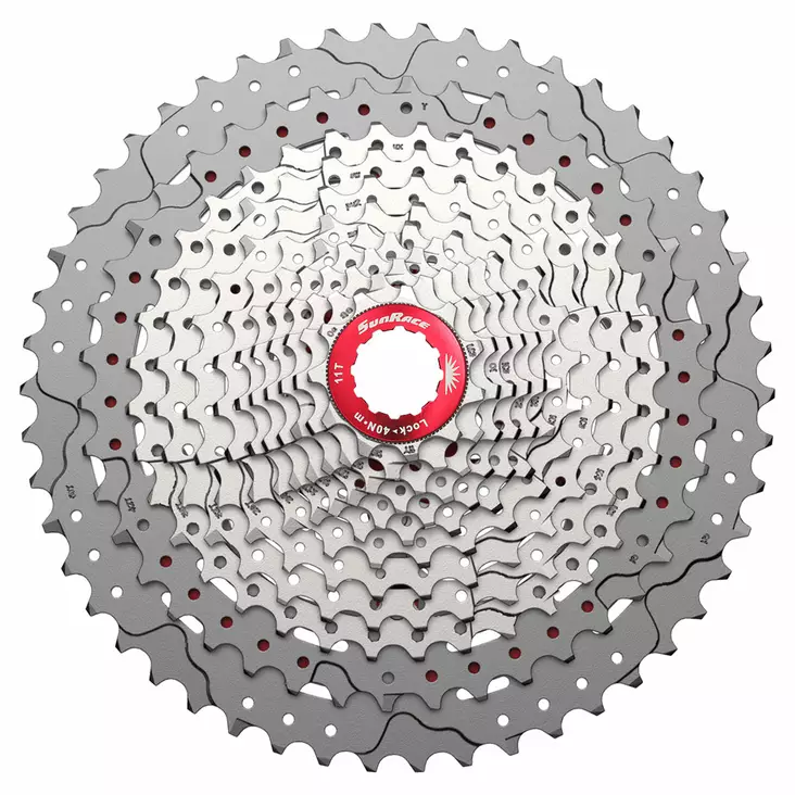 Kasettipakka 12-v SunRace 11-51 SHIMANO - Duell polkupyörien varaosat ja tarvikkeet - 8109 - 1
