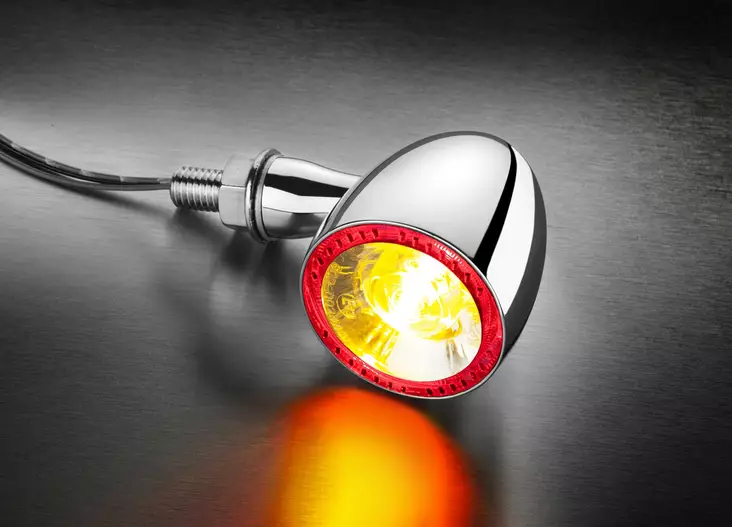 Kellermann Bullet 1000® DF chrome w/ clear glass - Duell MP varaosat ja tarvikkeet - 131369 - 1