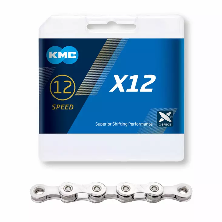 Ketju 12-v KMC X12 Ti-N Gold 1/2 x 11/128" 126L - Duell polkupyörien varaosat ja tarvikkeet - 8129 - 1