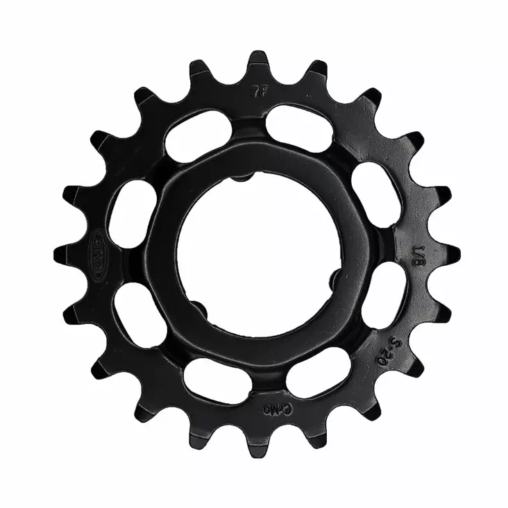 Ketjuratas KMC E-bike Shimano taka musta 1/8". 20h. - Duell polkupyörien varaosat ja tarvikkeet - 8879 - 1