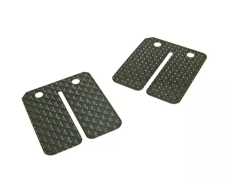 Läpät Racing Carbon (0.38mm) Minarelli Pysty- Vaaka-sylinteri - Duell mopojen varaosat ja tarvikkeet - 115119 - 1