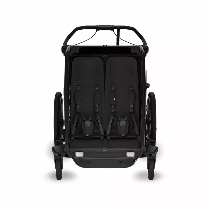Lastenkuljetusperäkärry THULE Chariot Sport 2 double musta - Duell polkupyörien varaosat ja tarvikkeet - 139829 - 1