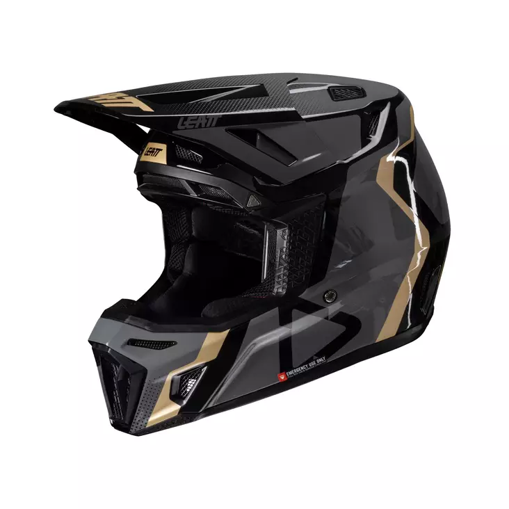 Leatt Helmet Kit Moto 8.5 V25 Black, M 57-58cm - Duell ajovarusteet - 45679 - 1