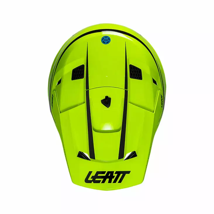 Leatt Kypärä+Ajolasit Moto 3.5 Jr L 53-54cm Neon Keltainen V26 - Duell ajovarusteet - 46019 - 1