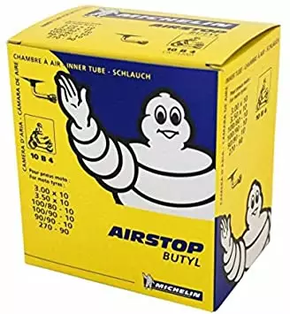 Michelin Scooter Tube 4.00-10, 4.50-10, 5.00-10, 130/90-10 - Duell renkaat - 120139 - 1