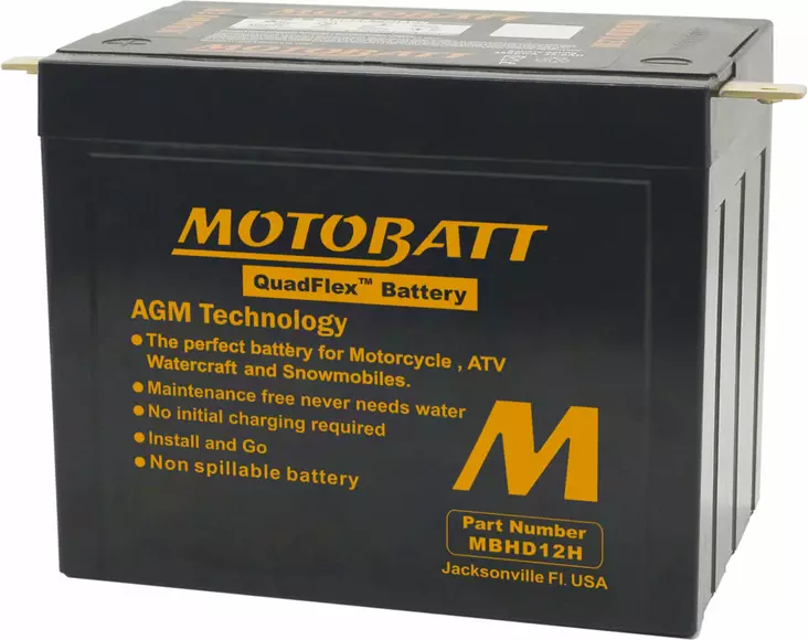 Motobatt MBHD12H akku - Duell muut varaosat ja tarvikkeet - 131889 - 1