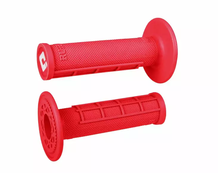 ODI Glue-On Grip Half-Waffle MX Single-Ply (Ruffian) Red - Duell MP varaosat ja tarvikkeet - 53949 - 1