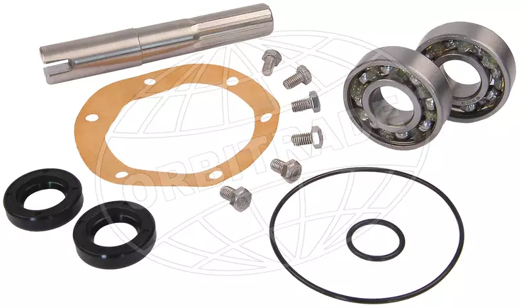 Orbitrade sea water pump repair kit + shaft D30-D32 D40-D44 - Duell venetarvikkeet - 137579 - 1
