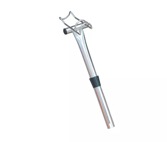 OS ROD HOLDER - SINGLE STAINLESS STEEL - Duell venetarvikkeet - 132469 - 1