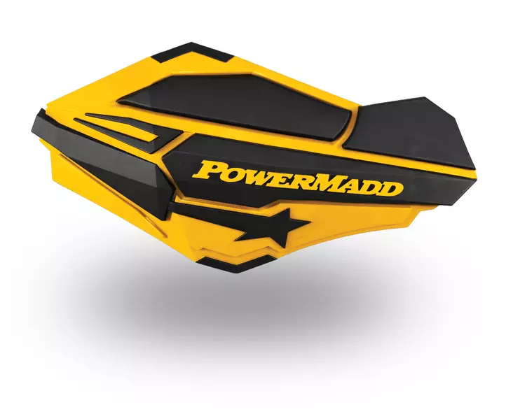 Powermadd Käsisuojat Sentinel Ski-Doo kelt/musta - Duell MK varaosat ja tarvikkeet - 24059 - 1