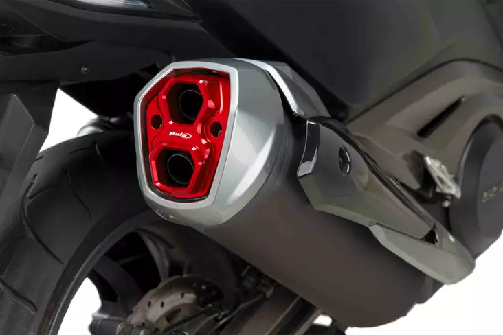 Puig End Tube For Exhaust Escape Kymco Ak550 17' C/Red - Duell MP varaosat ja tarvikkeet - 90399 - 1