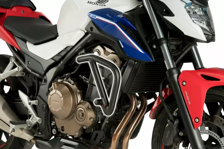 Puig Engine Guards Honda Cb500F/X 13-18' C/Black - Duell MP varaosat ja tarvikkeet - 92849 - 1