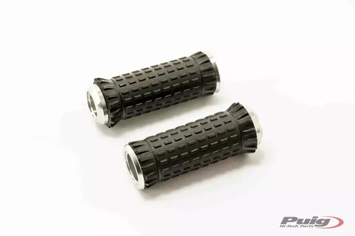 Puig Footpegs R-Fighter S Piloto Rig/Left C/Silver - Duell MP varaosat ja tarvikkeet - 90699 - 1