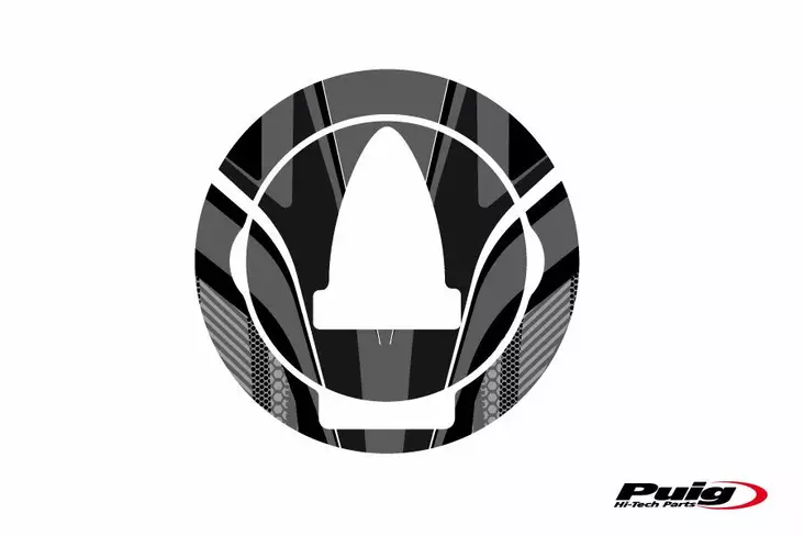Puig Fuel Cap Cover Radical Aprilia C/Grey - Duell MP varaosat ja tarvikkeet - 93019 - 1