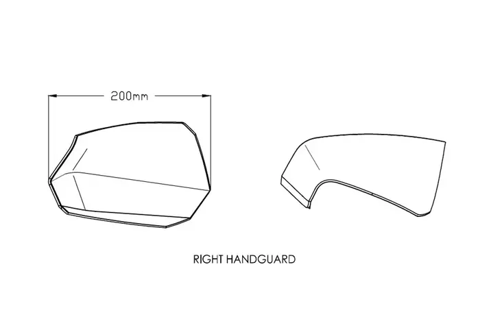 Puig Hand Guards Universal Maxiscooter C/Clear - Duell MP varaosat ja tarvikkeet - 90689 - 1
