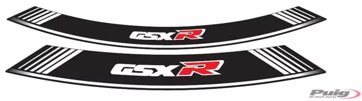 Puig Kit 8 Rim Strips Gsxr C/White - Duell MP varaosat ja tarvikkeet - 92689 - 1