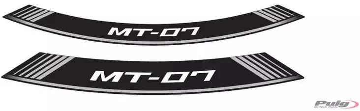 Puig Kit 8 Rim Strips Mt-07 C/Silver - Duell MP varaosat ja tarvikkeet - 90329 - 1