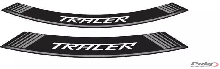 Puig Kit 8 Rim Strips Tracer C/Silver - Duell MP varaosat ja tarvikkeet - 90109 - 1