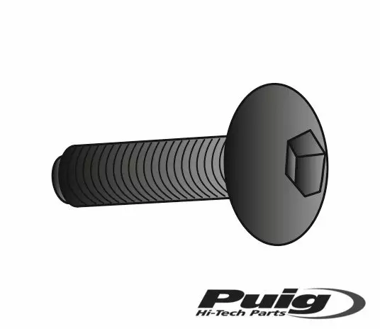 Puig Kit Screws Allen M6X25Mm. C/Red - Duell MP varaosat ja tarvikkeet - 100009 - 1