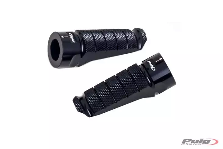 Puig Pair Footrests Hi-Tech Racing Right/Left C/Black - Duell MP varaosat ja tarvikkeet - 92579 - 1