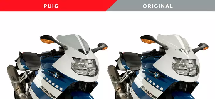 Puig Racing Screen Bmw K1200S 04-08/K1300S 09-16 C/Clea - Duell MP varaosat ja tarvikkeet - 95979 - 1