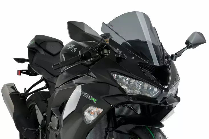 Puig Racing Screen Kawasaki Zx-6R 18' C/Dark Smoke - Duell MP varaosat ja tarvikkeet - 94489 - 1