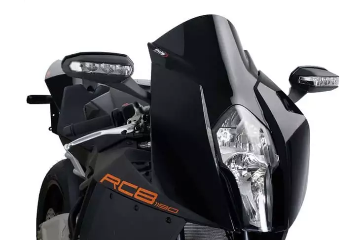 Puig Racing Screen Ktm 1190 Rc8 08'-17'/ 1190R 08'-17' - Duell MP varaosat ja tarvikkeet - 93369 - 1