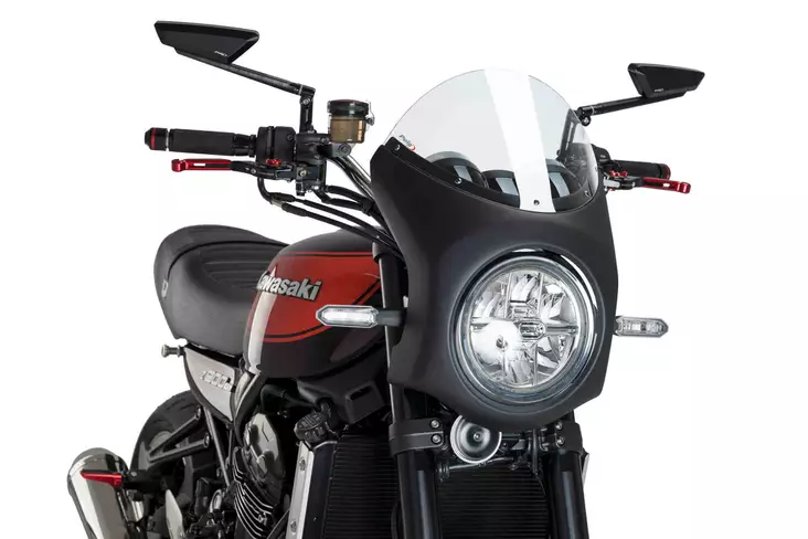 Puig Semifairing C/Black Kawasaki Z900Rs 18' C/Transp. - Duell MP varaosat ja tarvikkeet - 90389 - 1
