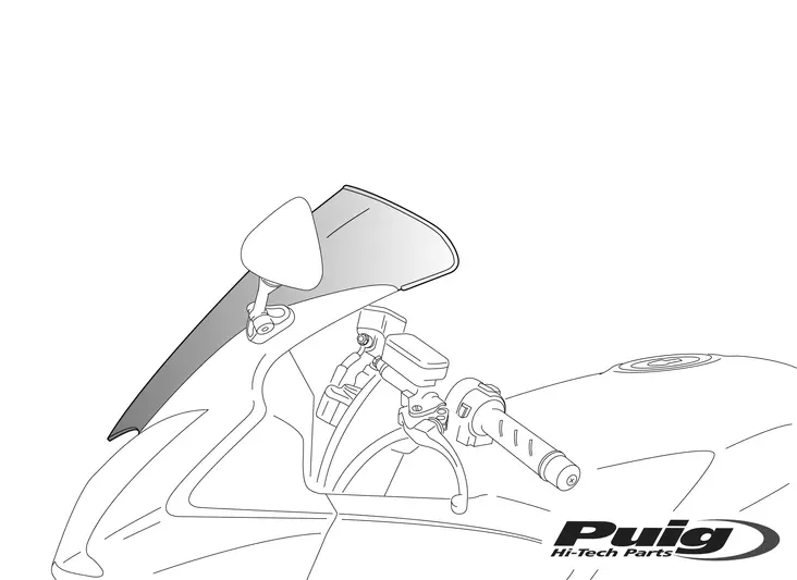 Puig Standard Screen Suzuki Gsxr1000 07'-08' C/Clear - Duell MP varaosat ja tarvikkeet - 94009 - 1