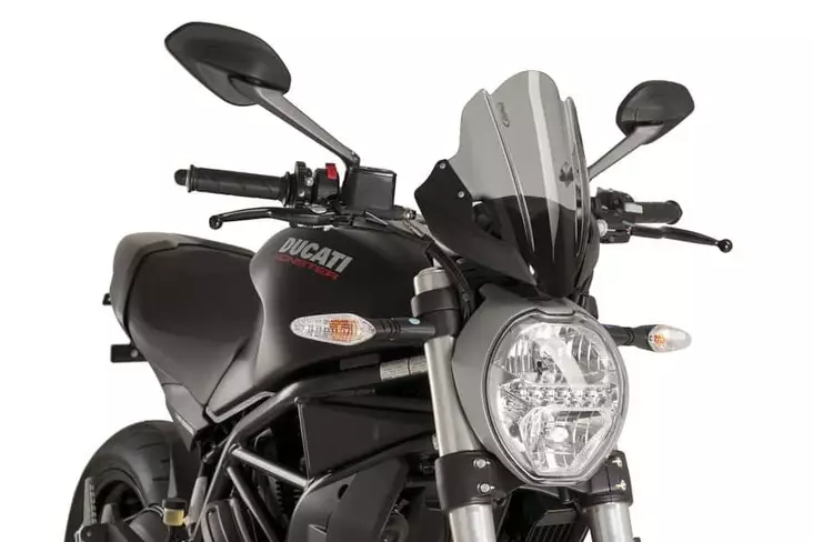 Puig Touring Screen Ducati Monster 1200R 16'-20' C/Dark - Duell MP varaosat ja tarvikkeet - 90159 - 1