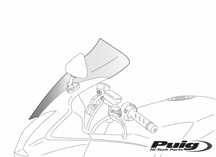 Puig Touring Screen Yamaha Fjr1300 01-05' C/Smoke - Duell MP varaosat ja tarvikkeet - 99439 - 1