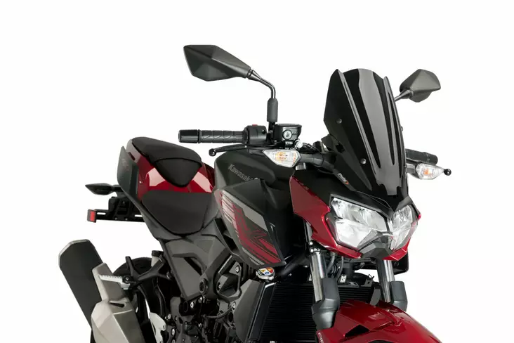 Puig Wind. New Generation Kawasaki Z400 19' C/Black - Duell MP varaosat ja tarvikkeet - 94149 - 1