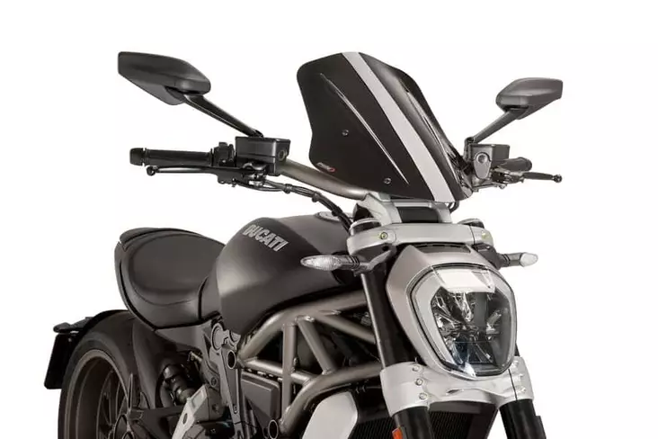 Puig Winds.New Gener. Touring Ducati X Diavel/S 16-18' - Duell MP varaosat ja tarvikkeet - 90439 - 1