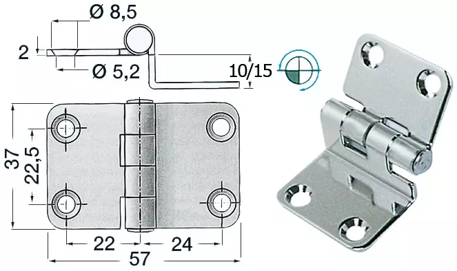 S.S Sarana 57x37x10 - Duell venetarvikkeet - 5189 - 1
